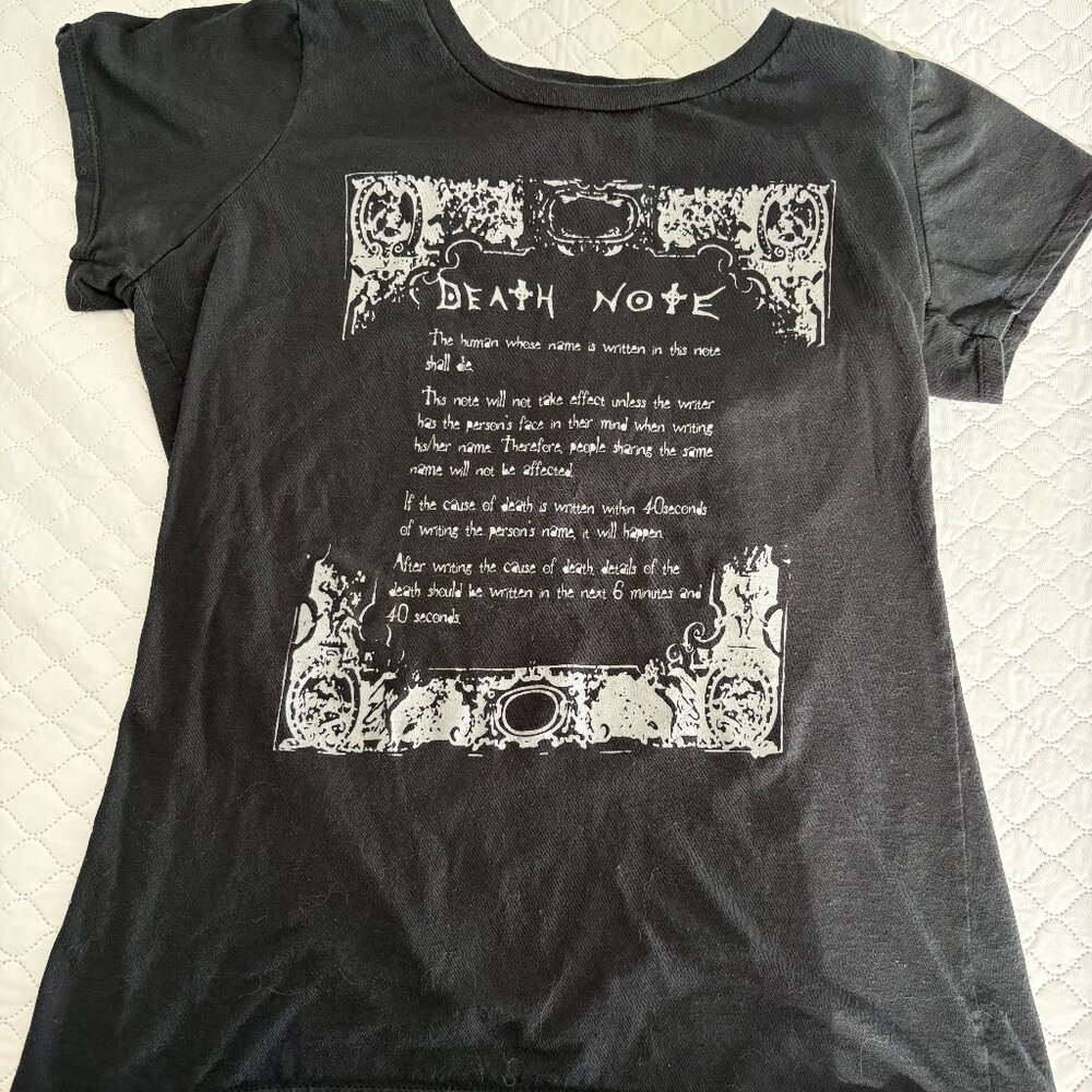 Death Note T-Shirt Women's Large